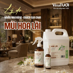 Nhiều nhà hàng khách sạn lựa chọn hương hoa lài tạo cảm giác thanh lịch và thư giãn