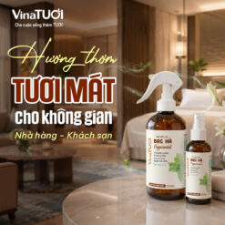 Hương tươi mát giúp không gian nhà hàng khách sạn dễ chịu và thư giãn