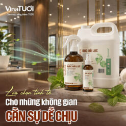Mùi bạc hà lục là lựa chọn tinh tế cho không gian dịch vụ hiện đại
