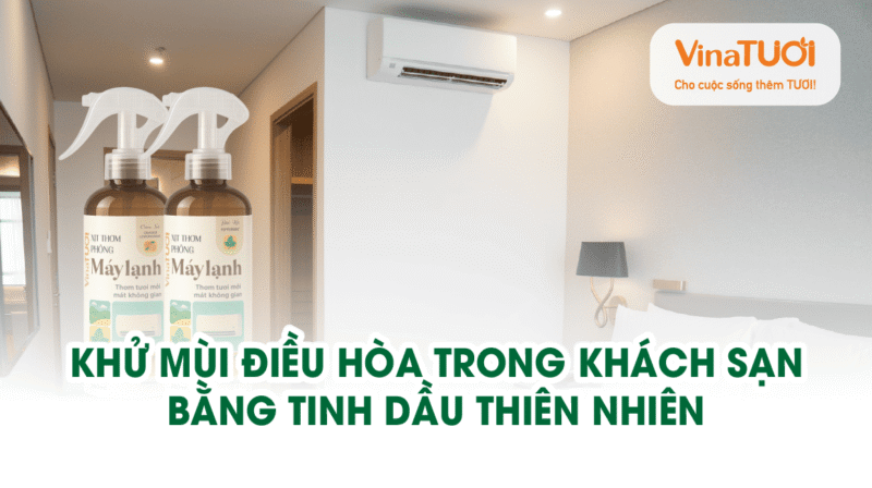 Khử mùi điều hòa trong khách sạn bằng tinh dầu thiên nhiên
