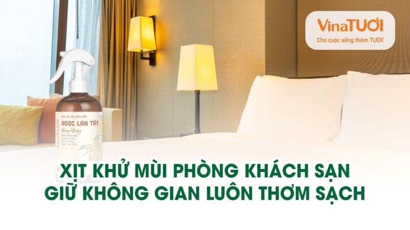 Xịt khử mùi phòng khách sạn – Giữ không gian luôn thơm sạch & sang trọng